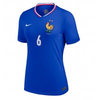 Frankreich Eduardo Camavinga #6 Fußballbekleidung Heimtrikot Damen EM 2024 Kurzarm